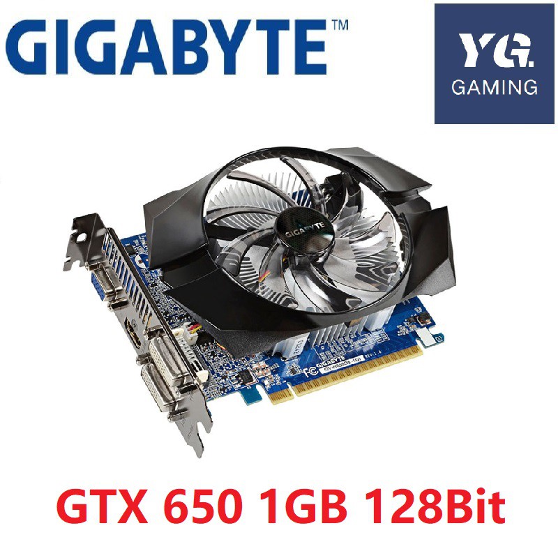 Gigabyte Original Gtx650 1gb 128bit Gddr5 Graphics Cards For Nvidia Geforce Gtx 650 Hdmi Dvi Used Shopee Singapore