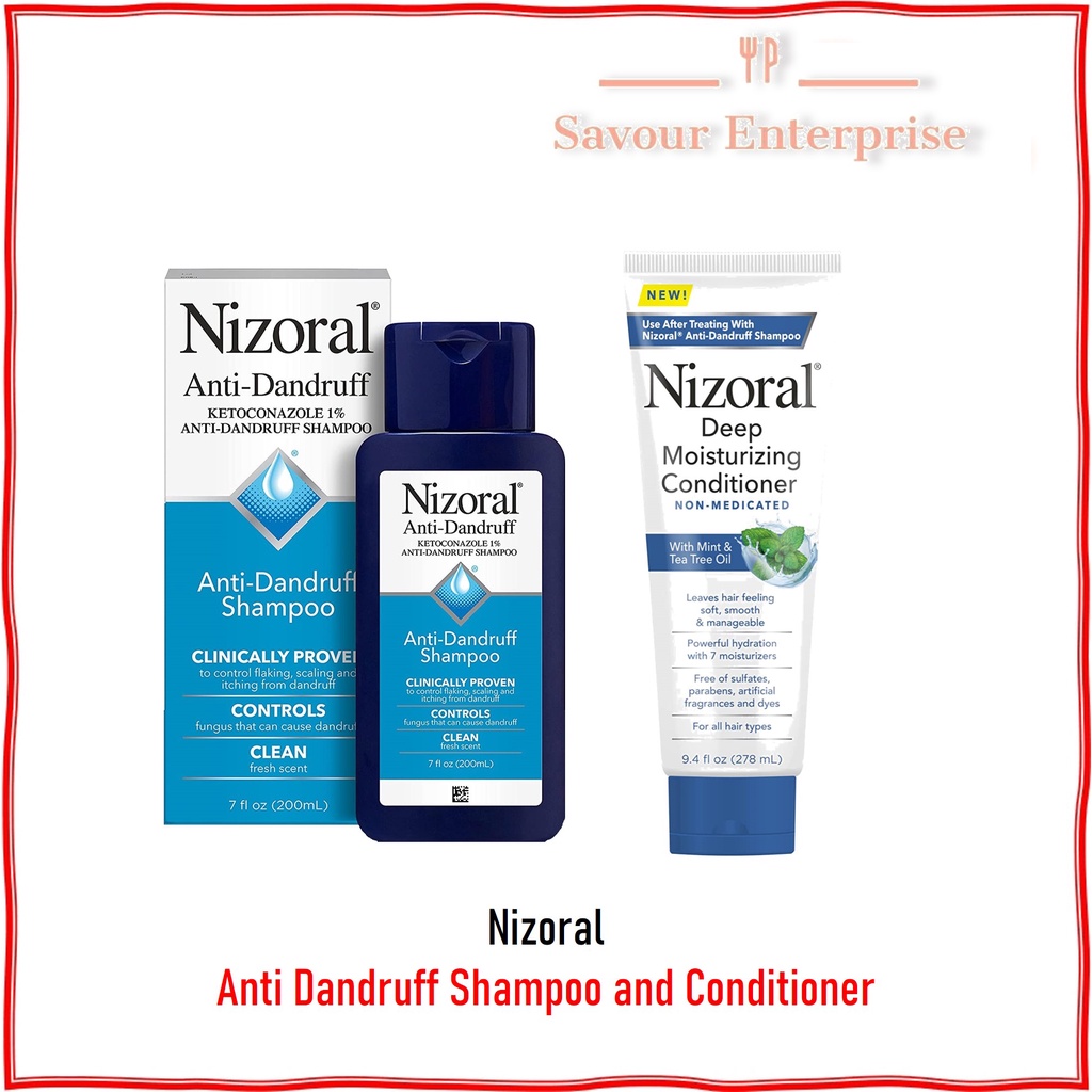 Nizoral AD AntiDandruff Shampoo & Conditioner Shopee Singapore