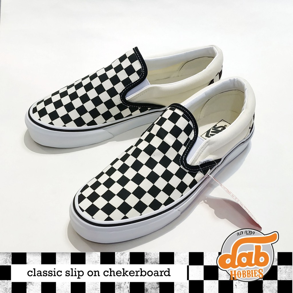 vans slip on classic bw