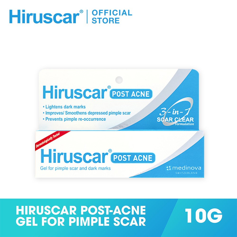 [Hiruscar Official] Hiruscar Post Acne Gel 10g Scar Care for Pimples