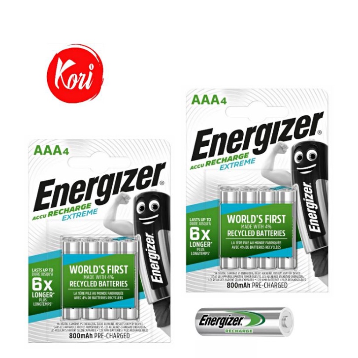 Batterie Ricaricabili Energizer AAA 800mAh - Confezione Da 4 Per Fotocamere E Giochi - Foto 7