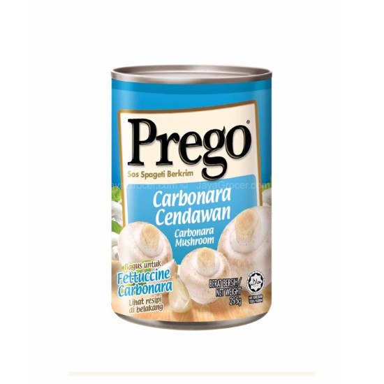 Prego Carbonara Mushroom Sauce Sos Carbonara Cendawan 295gm Shopee Singapore