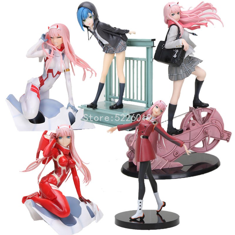 28cm DARLING in the FRANXX Anime Figure Zero Two 02 Action Figure DARLING  in the FRANXX Ichigo Figurine Collectible Mode | Shopee Singapore