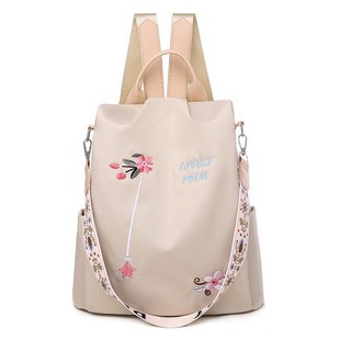 Image of Women New Arrival Embroider Flower Backpack Waterproof Travel Bag Casual School Bags #262