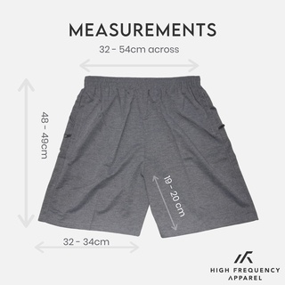 Image of thu nhỏ [BUNDLE OF 3] Plain Unisex HF Casual Shorts | Home Shorts | Grey Shorts | Men Shorts #5