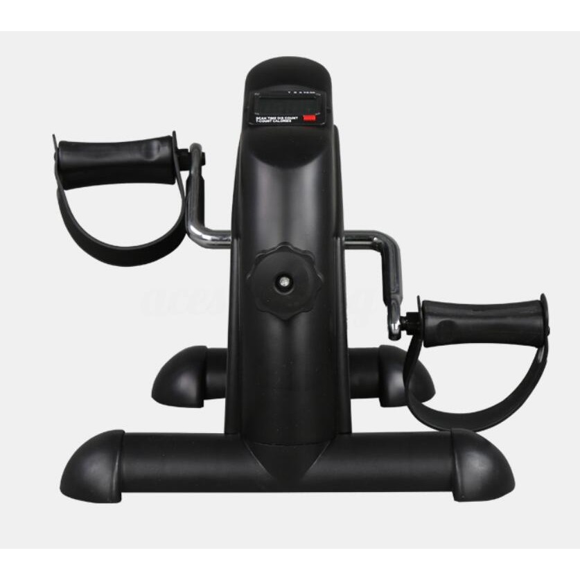 Pedal Exerciser Mini Cycle Fitness Exercise Bike 4 Legs Computer Digital