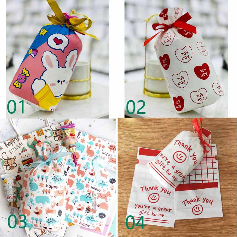 10/50pcs Ribbon Drawstring / Candy / Goodies / Packaging ...