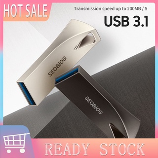 ♚CHS♚SEOBIOG Flash Memory Stick High-speed Transmission Large Memory Mini USB3.1 Metal Flash Storage Stick for Speaker