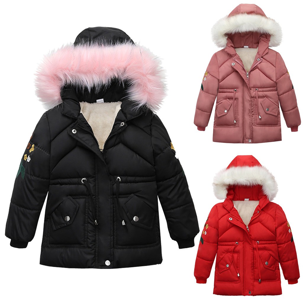 Children Kids Boys Girl Winter Coats Jacket Zip Thick Warm Snow Hoodie Outwear Shopee Singapore - roblox female winter coat