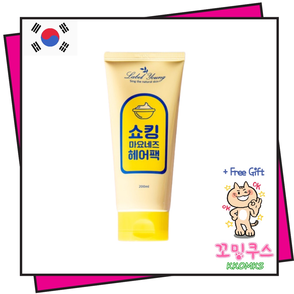 [KOREA] label young Shocking Mayonnaise Hair Pack 200ml Shopee Singapore