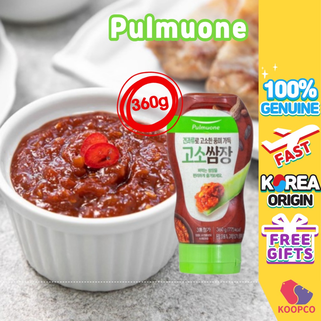 Korean Sauce SSAMJANG 360g with Roast Pork/BBQ Dipping Sauce/Korean Seasoned Soybean Paste