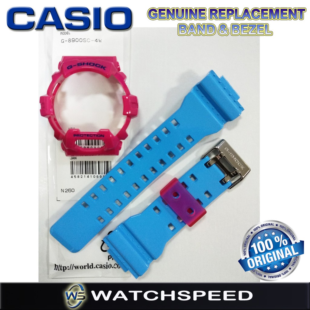 Original Replacement Band and Bezel for Casio G-Shock For G-8900SC 