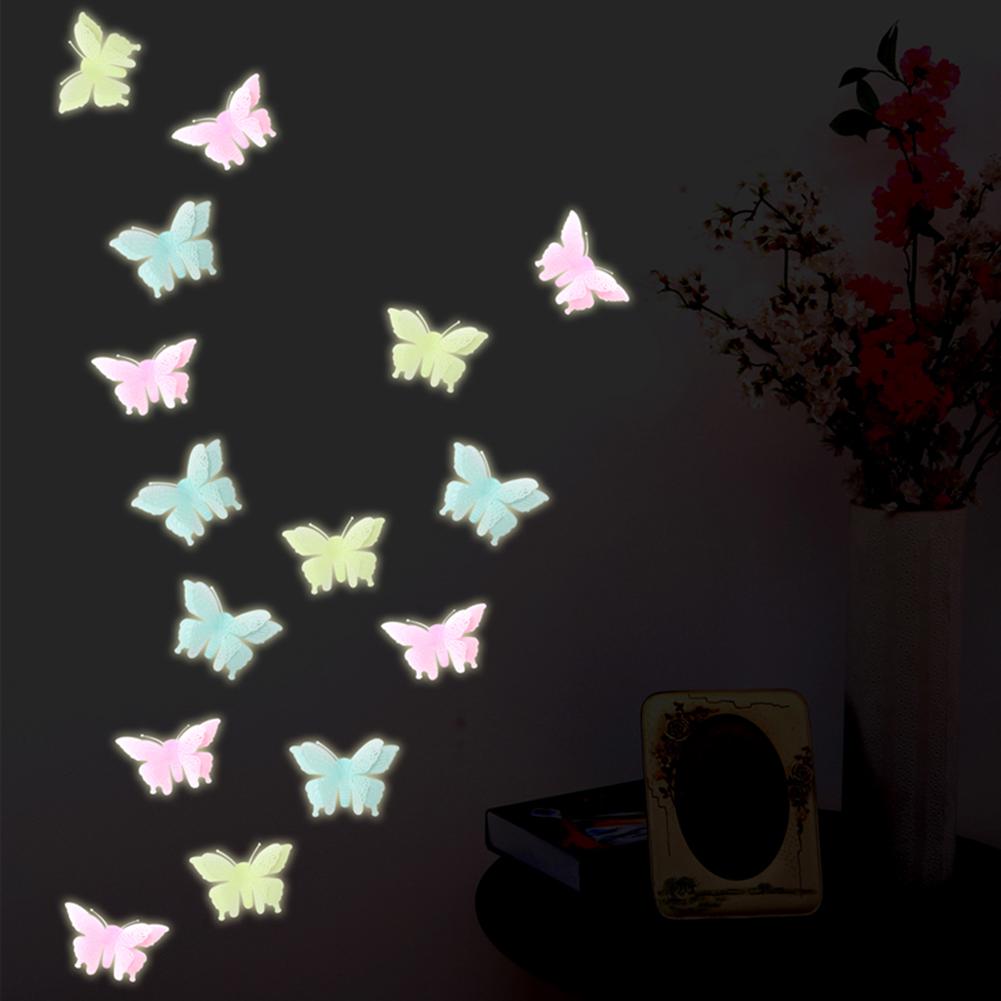 Home Garden Decor Decals Stickers Vinyl Art 12pcs 3d Luminous