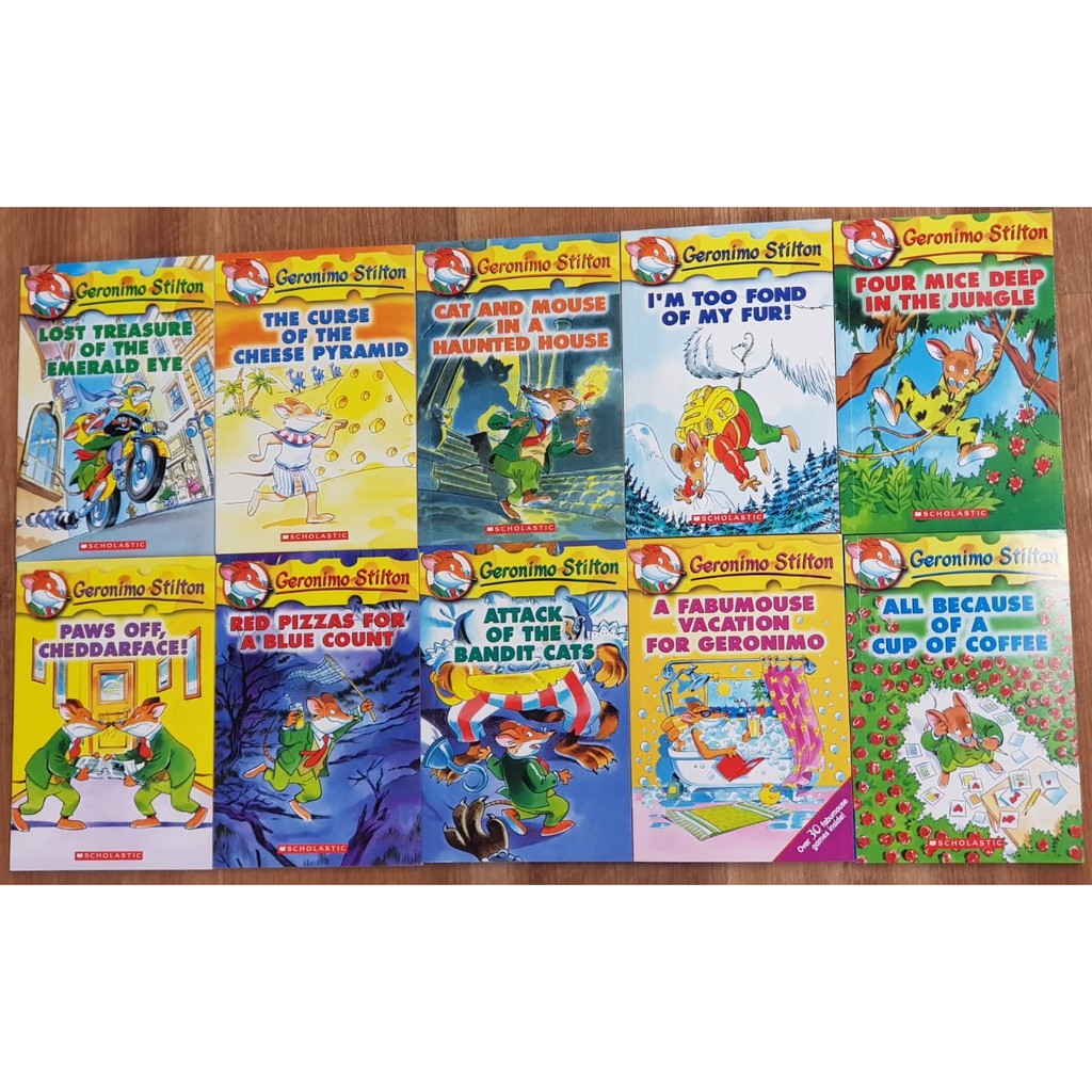 Geronimo Stilton Books Series Shopee Singapore - 