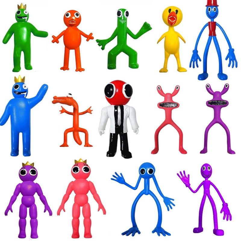 New Game roblox Rainbow Friends Action Figure Toys Mini Drool Monster ...