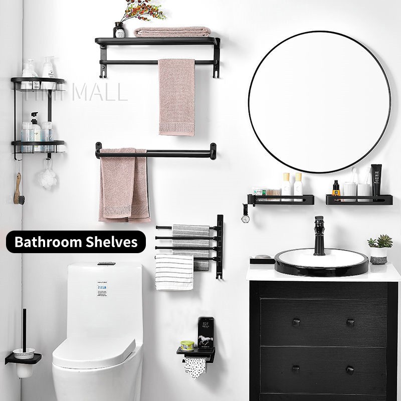 Bathroom Shelf Rack, Preferred Shelving And Bath