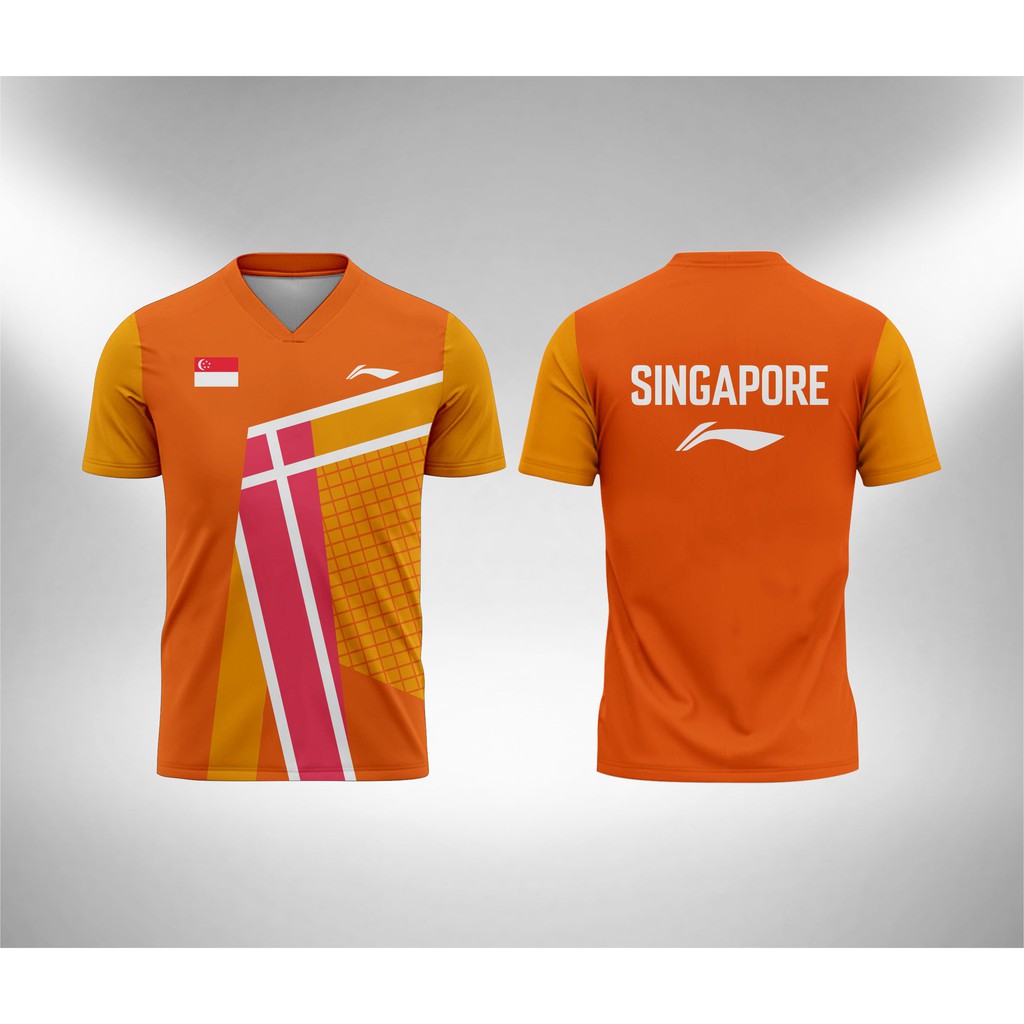 Singapore Badminton Jersey 2021 Singapore Shopee Singapore
