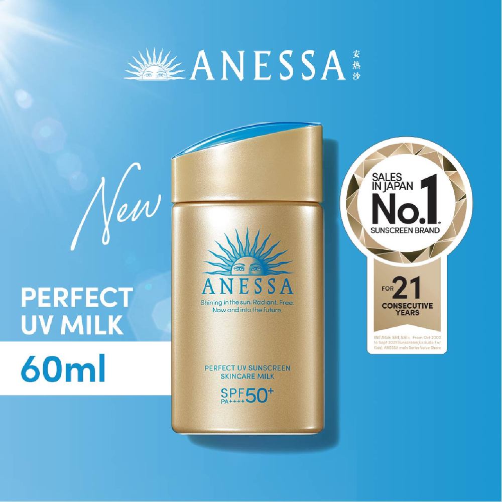 Anessa Perfect UV Sunscreen Skincare Milk SPF50+ PA++++ 60ml | Shopee ...