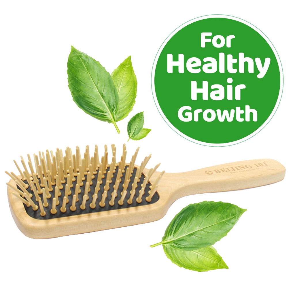 Beijing 101 Scalp Massage Wooden Brush | Shopee Singapore