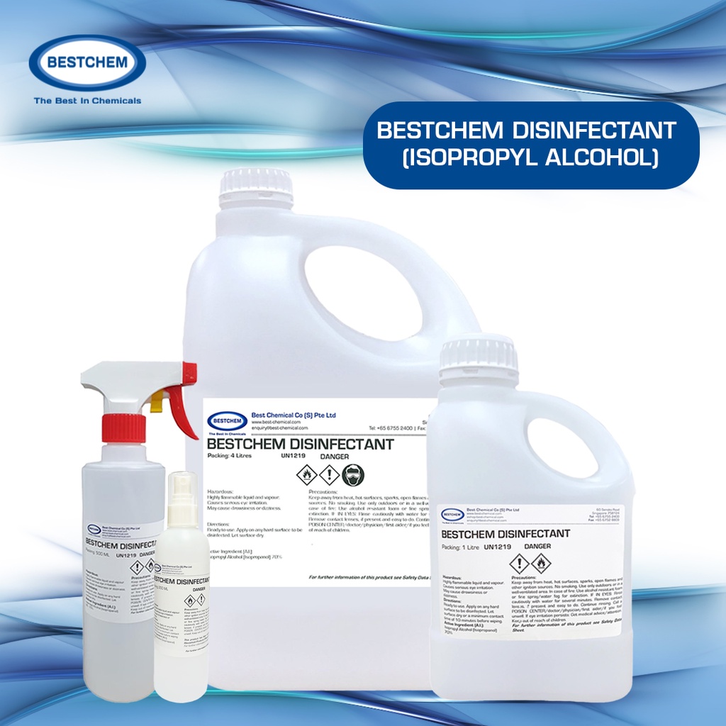 BestChem Disinfectant (Isopropyl Alcohol) Surface spray Sanitiser
