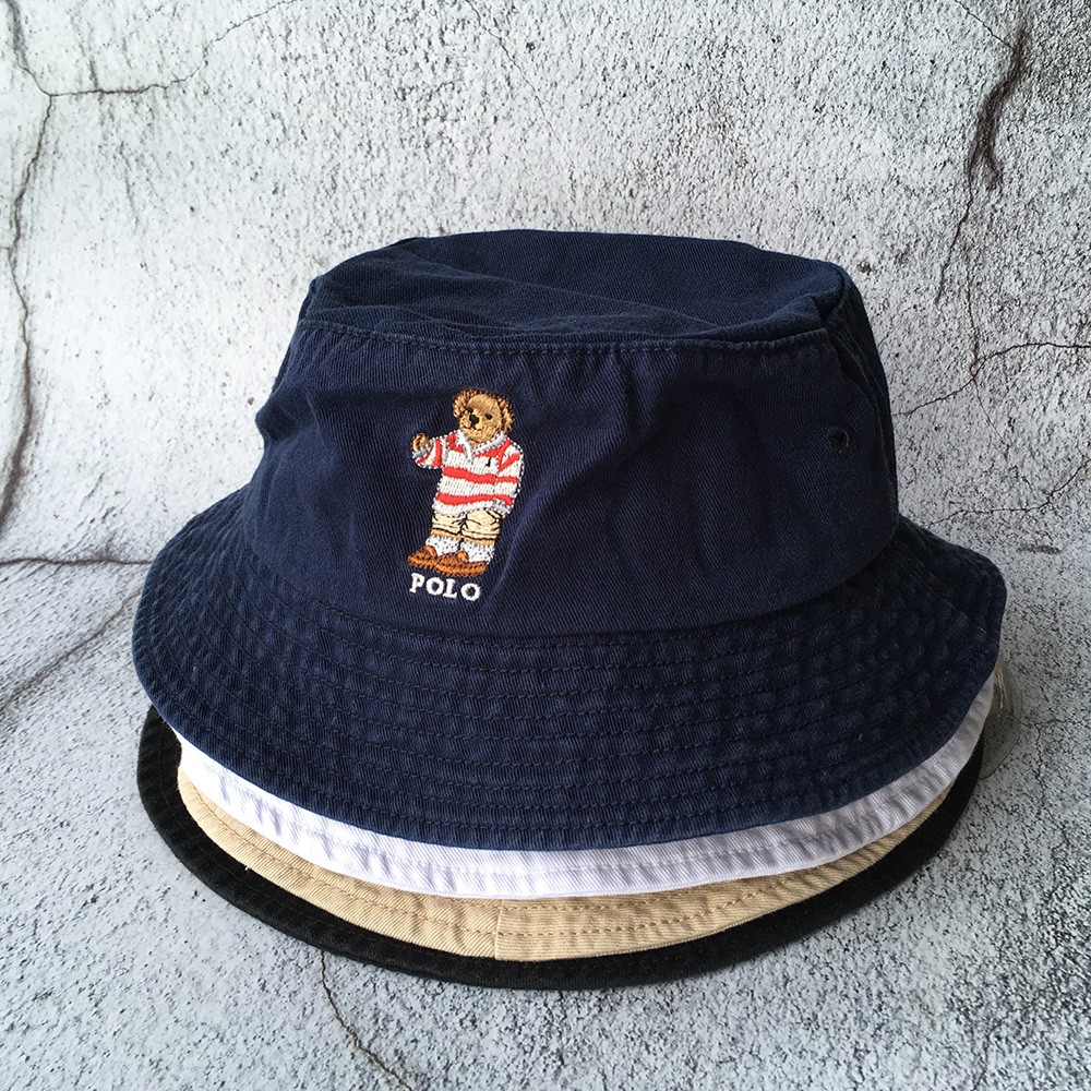 bucket hat polo bear
