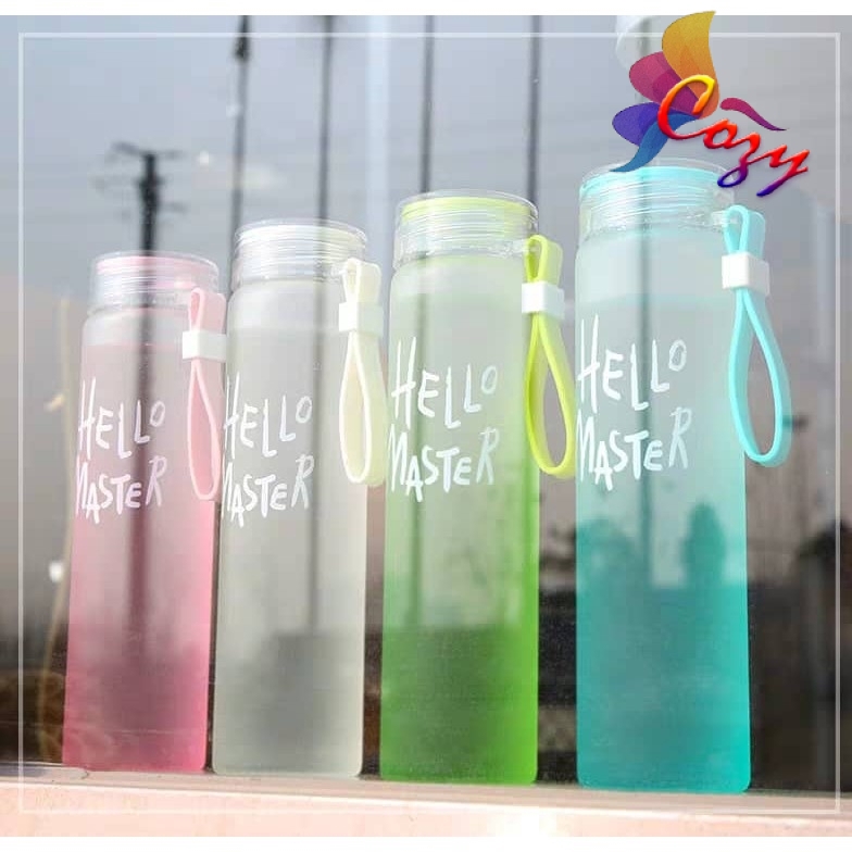 Korea Style Student Gradually Change Color Glass Bottle 420ml Shopee