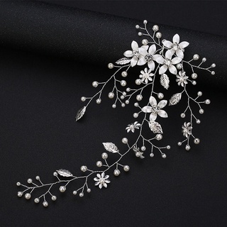 Image of thu nhỏ Handmade Wedding Headpiece Bridal Flower Headband Hair Accessories #6