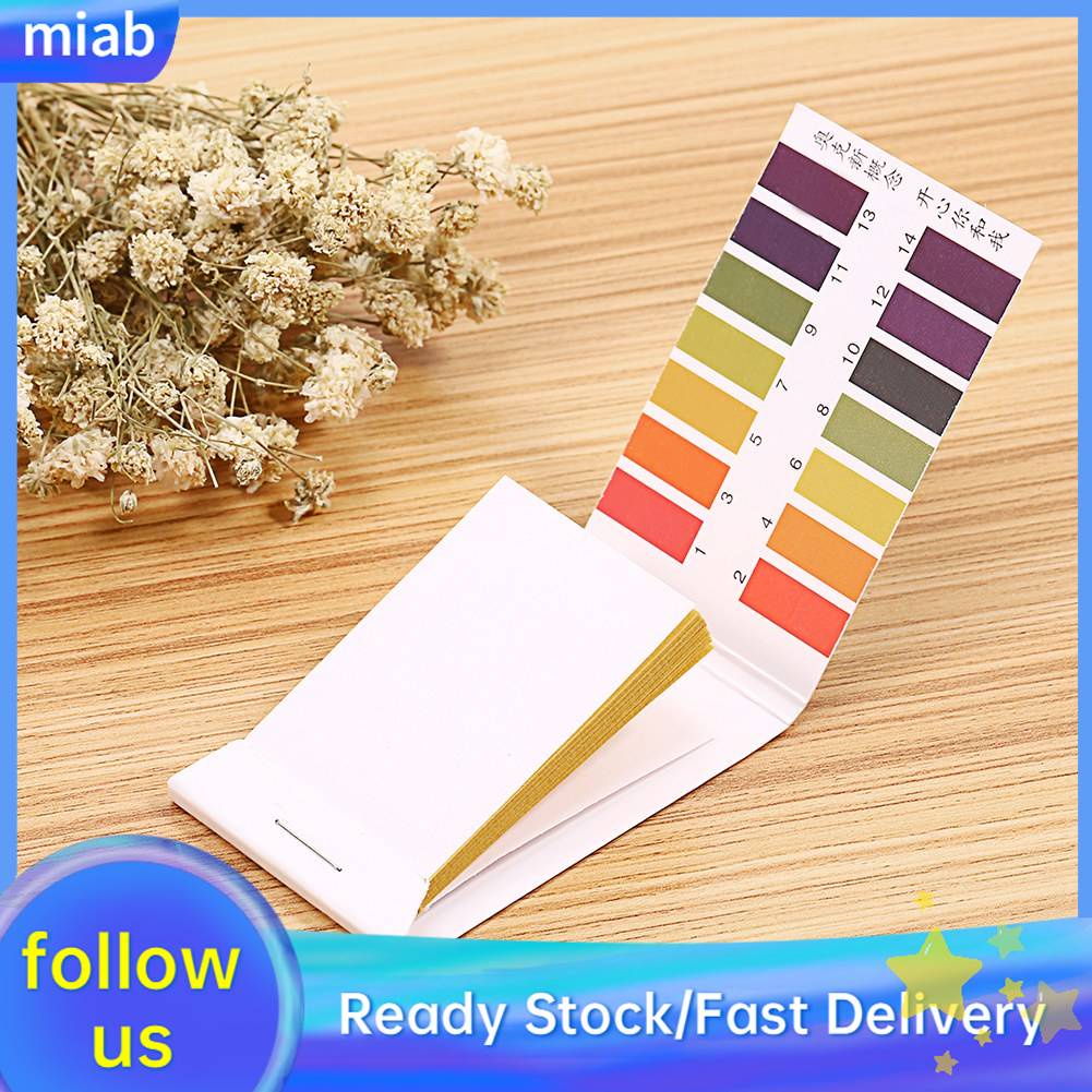 [READY STOCK] WALRONT 1 Set 80 Strips Full Range pH Alkaline Acid 114