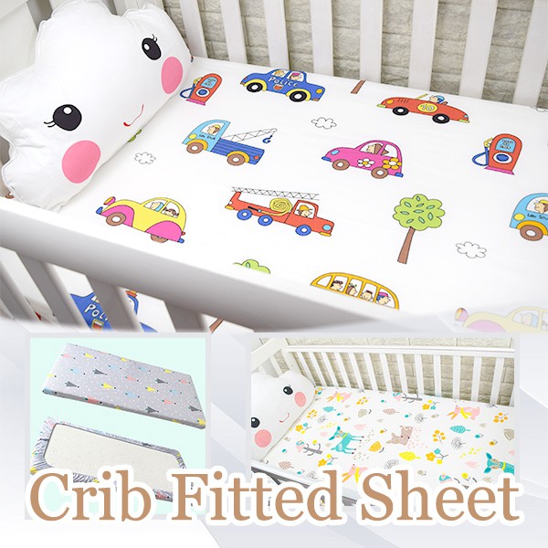 60 120cm Crib Cot Fitted Sheet Fitted Cribsheet Fitted Bed Sheet