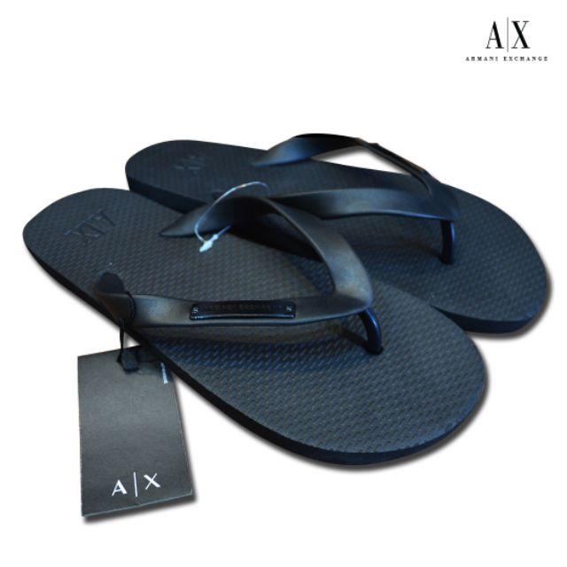 armani exchange flip flops