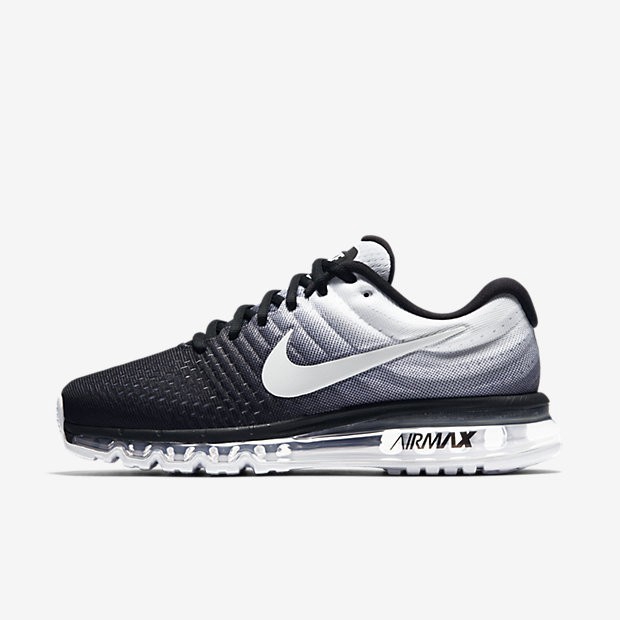 nike air max 2017 black running shoes