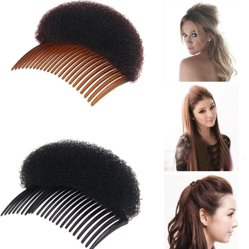 Women's Volume Inserts Hair Clip Bump It Up Bouffant Hair Comb Bun Maker  Styling | Shopee Singapore