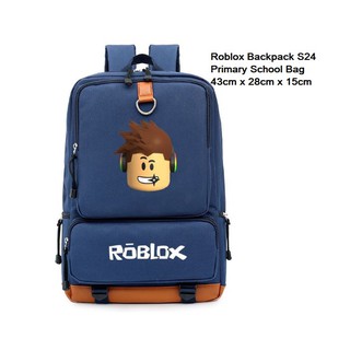 Roblox Primary School Bag Roblox School Backpack Roblox Bag Shopee Singapore - free backpack roblox