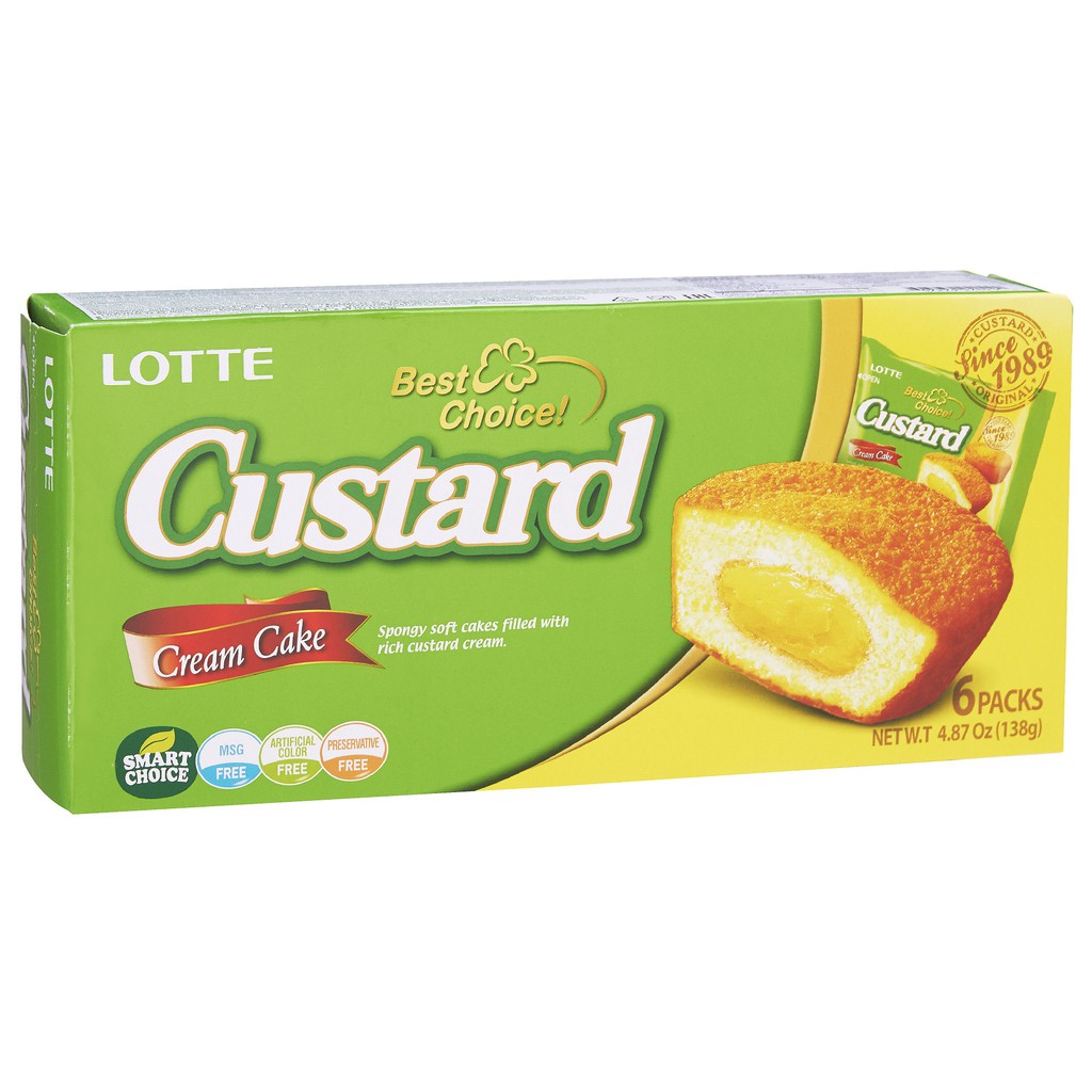 custard korean snack