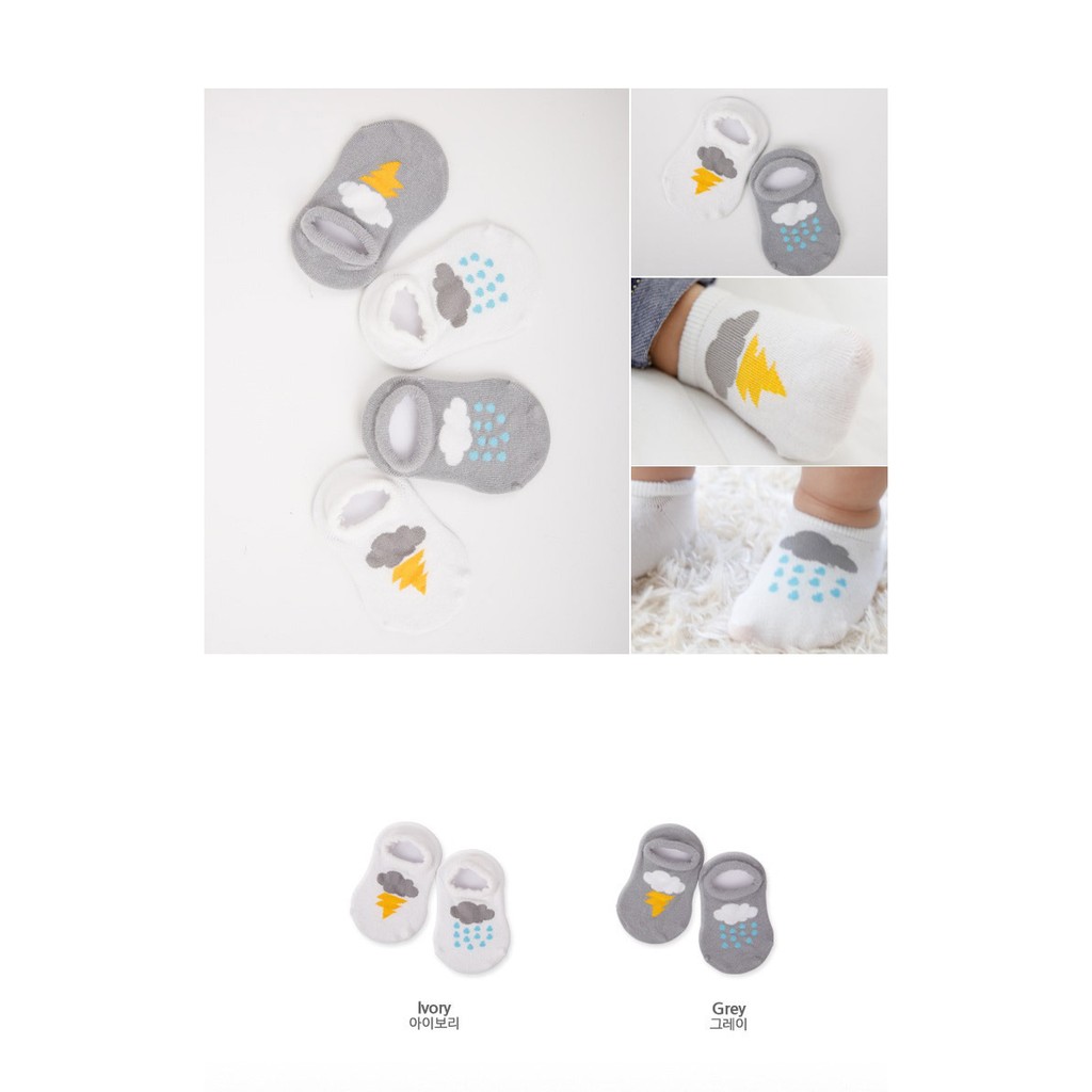 Rainy Series Baby Socks for 0-12 Months