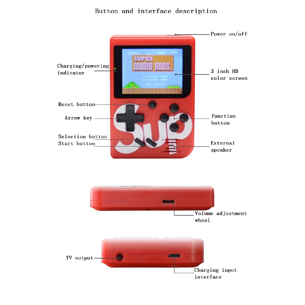 sup handheld game list