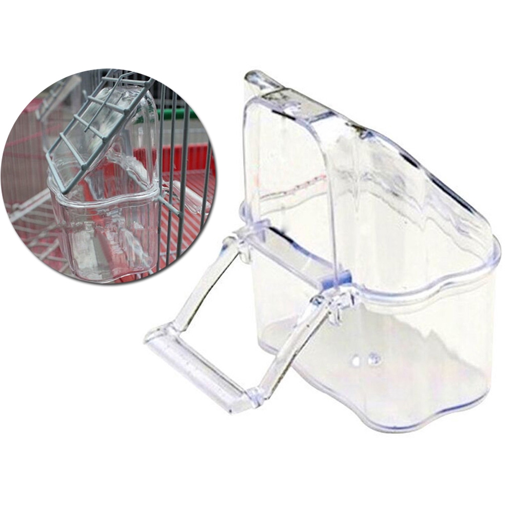 Pet Dog Cat Bird Budgie Rabbit Bowl Feeder Cage Feeding Food Water