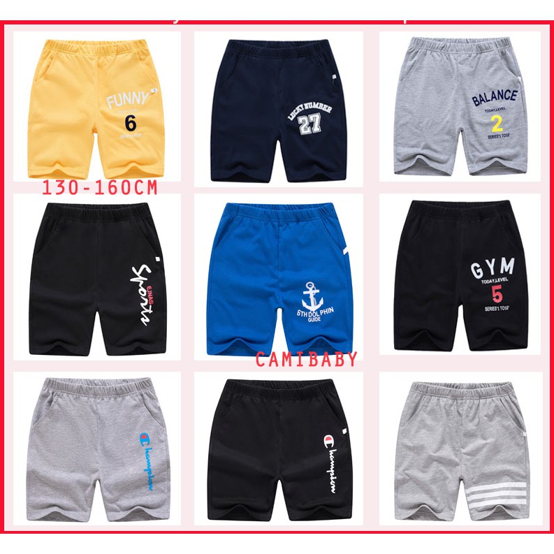 【Ready stock】Boys Bottoms Elastic Casual Digital Printed Sports Shorts ...