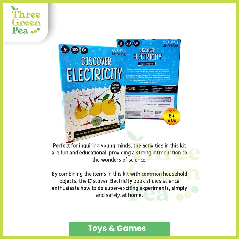 Activity Box Kit for Children - Solar System Model / Discover Electricity / Making Machines | Suitable for Age 8+ [B6-2]