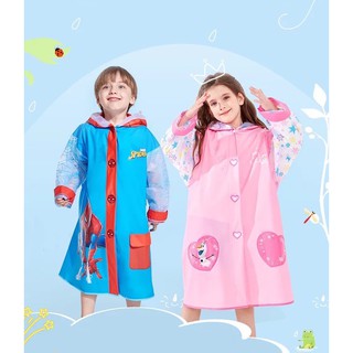 SG Stock Kids Cartoon Raincoat Children's raincoat for Childcare and Primary School Daily Use