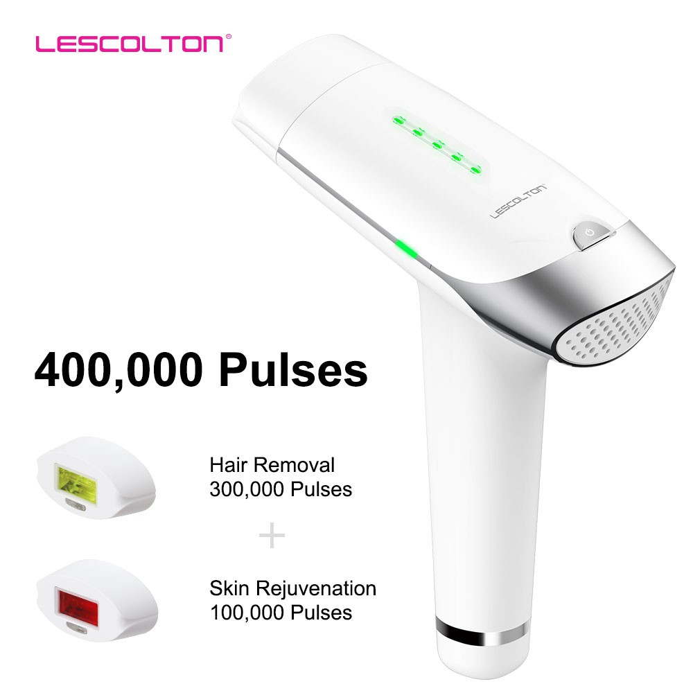 Lescolton IPL Epilator Permanent Laser Hair Removal 400000 Home Pulse light  depilador Bikini Trimmer Photoepilator T-009 | Shopee Singapore