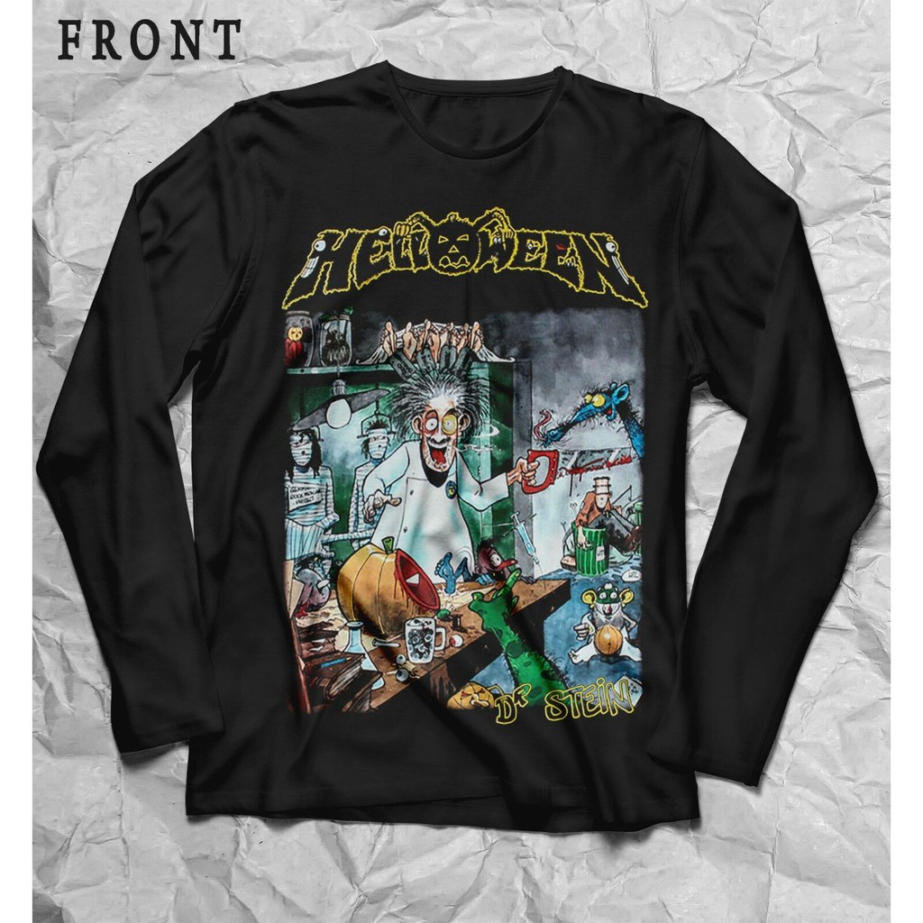 Helloween Dr Stein German Power Metal Band T Shirt Long Sleeve Shopee Singapore