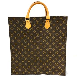 Louis Vuitton Monogram Sac Plat Tote Bag (Pre-owned) | Shopee Singapore