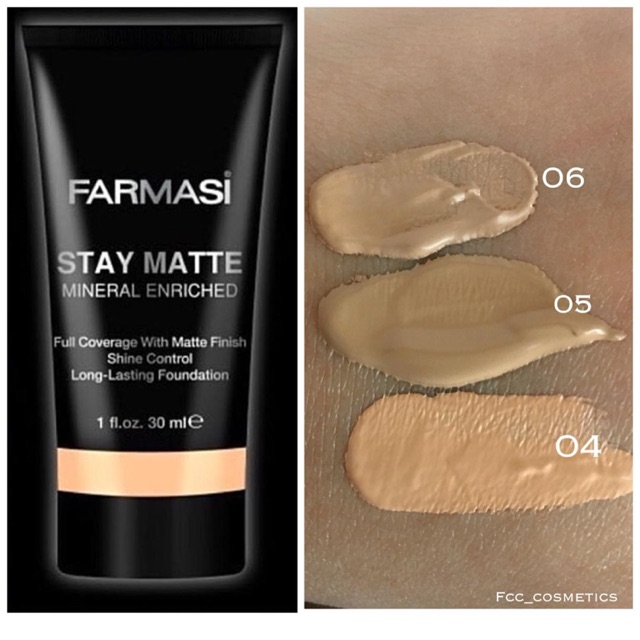 farmasi stay matte foundation