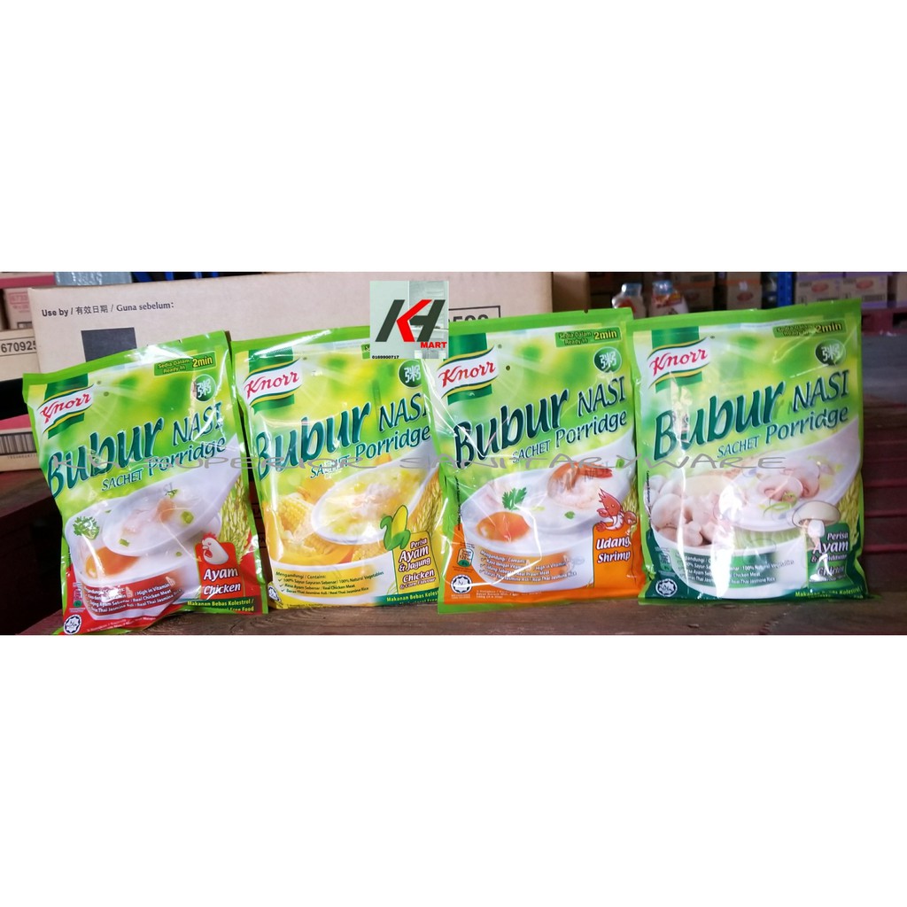 Knorr Sachet Porridge Bubur Nasi 3x35g Ready Stock Shopee Singapore