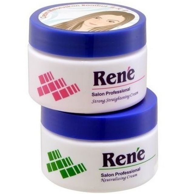 Rene Hair Strong Straightening Cream + Neutralizer 