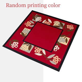 Mahjong Tablecloth Mat for Home Playing Cards Square Mahjong Table Cloth Thickened Silencer Non-Slip Hand Rub Mahjong Mat Cover Cloth/Ready Stocks Mahjong Table Mat 78 / 80cm , 0.3cm Thickness | Natural Rubber | Non-Slip | Sound Insulation | No Odor #6