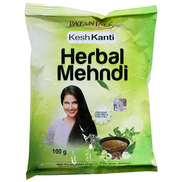 Patanjali Kesh Kanti Herbal Mehndi, 100g Prevents Greying and Hair Fall |  Shopee Singapore