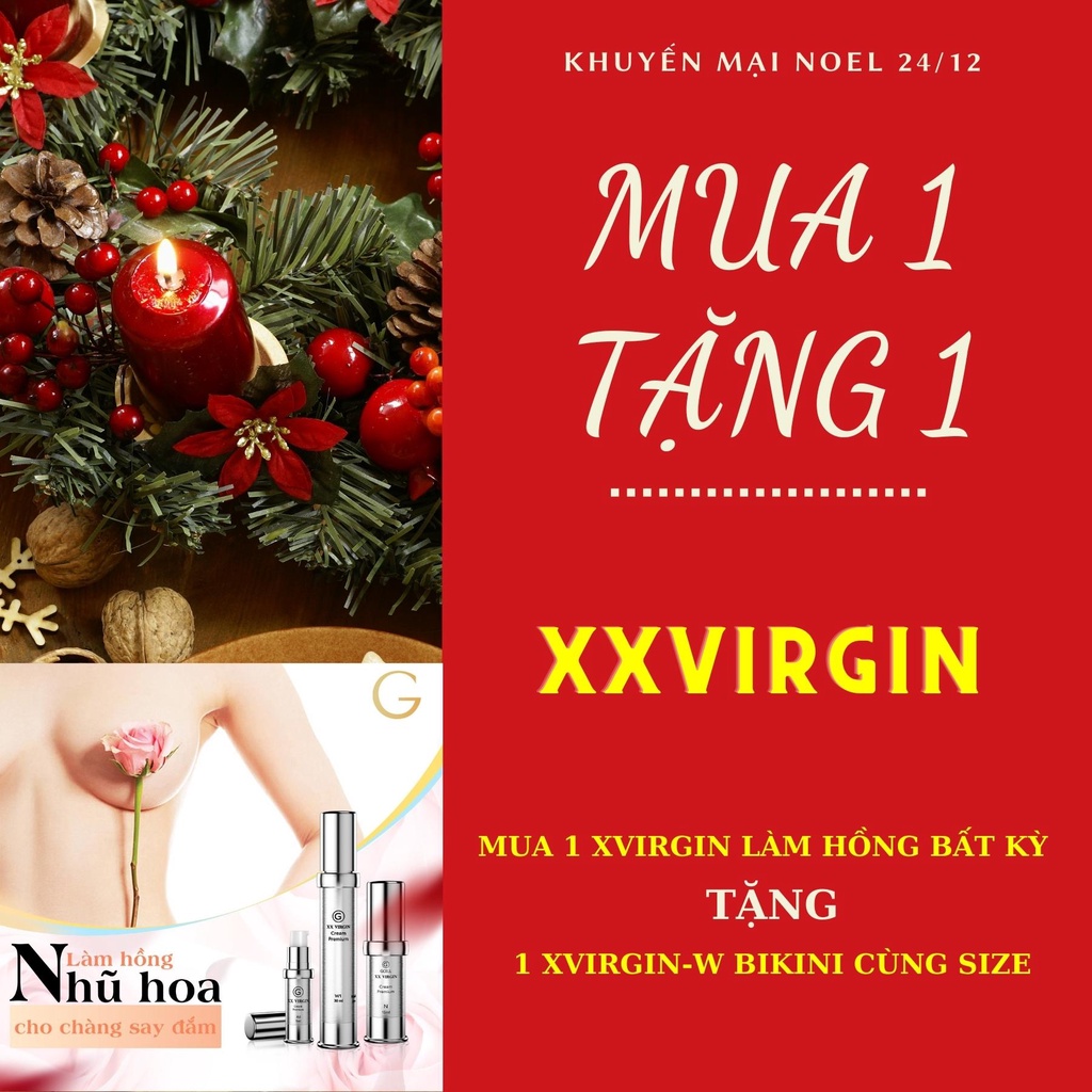 1024px x 1024px - XXVIRGIN] Korean Roseing Cream + Bikini XXVIRGIN - Pink XINH after 7 days |  Shopee Singapore