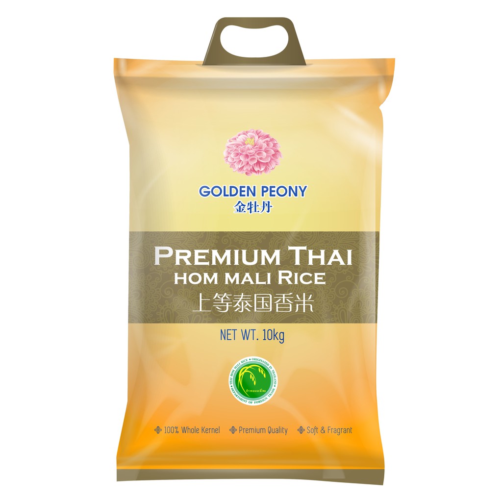Golden Peony Thai Premium Fragrant Rice, 10kg Shopee Singapore